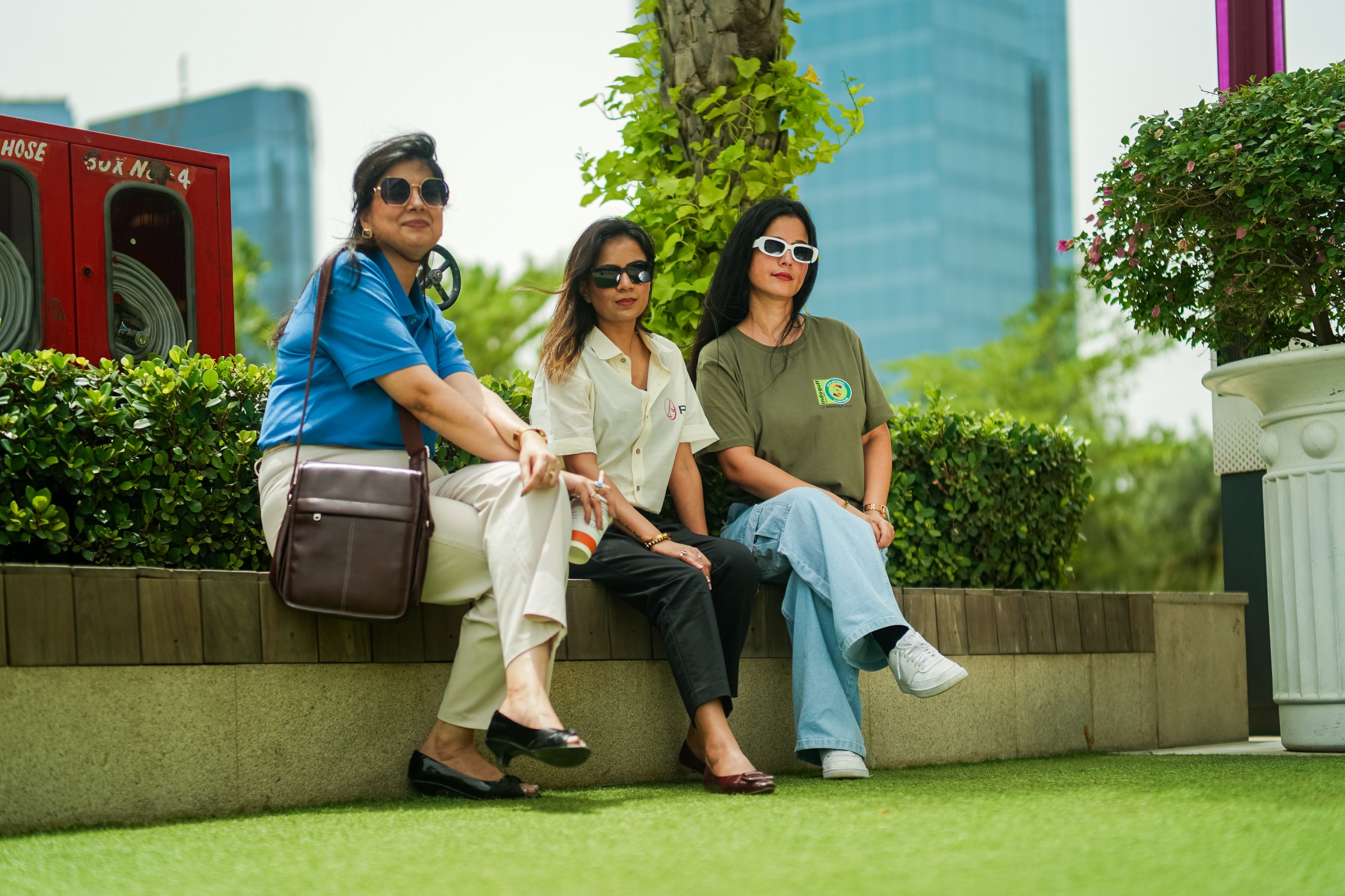 Sustainable corporate uniform collection with organic cotton materials